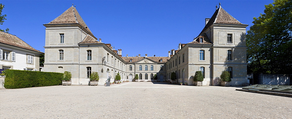 Castle of Prangins, Baroque castle, Prangins, canton of Vaud, Switzerland, Europe