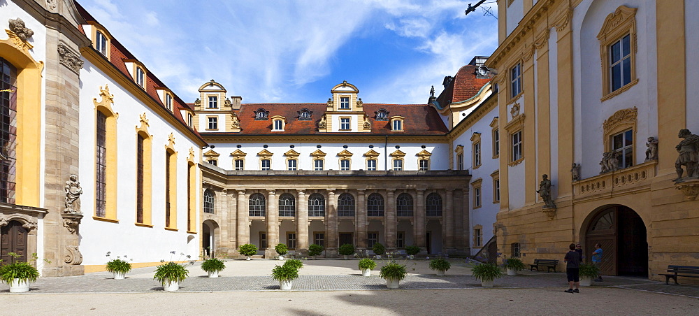 Residenz Ellingen residence, Weissenburg-Gunzenhausen district, Middle Franconia, Franconia, Bavaria, Germany, Europe