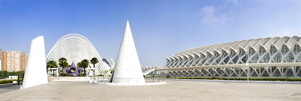 La Ciudad de las Artes y las Ciencias, City of Arts and Sciences, Valencia, Comunidad Valencia, Spain, Europe