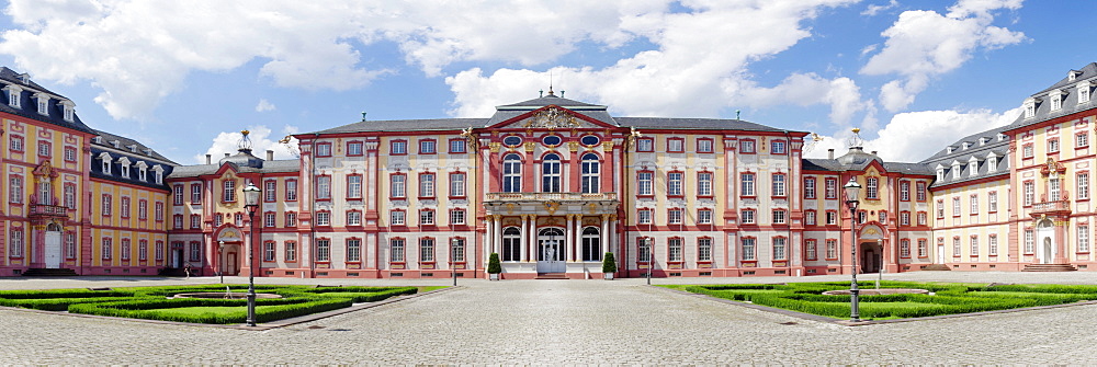 Bruchsal castle, a baroque palace, Baden-Wuerttemberg, Germany, Europe