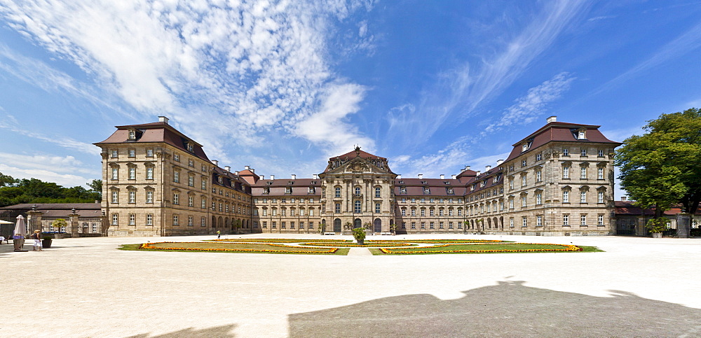 Schloss Weissenstein Palace, built 1711-1718 under Lothar Franz von Schoenborn, Elector of Mainz, Franconian Baroque, Pommersfelden, Upper Franconia, Bavaria, Germany, Europe