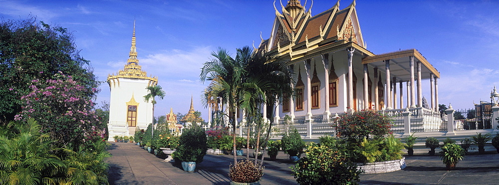 Silver Pagoda, Royal Palace, Phnom Penh, Cambodia, Indochina, Southeast Asia, Asia