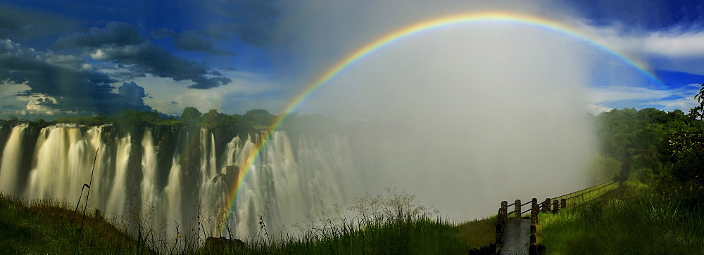 Victoria Falls, rainbow, Zimbabwe, Africa