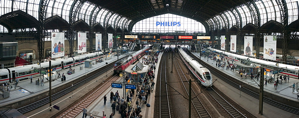 Hamburg central station, Hamburg, Germany, Europe