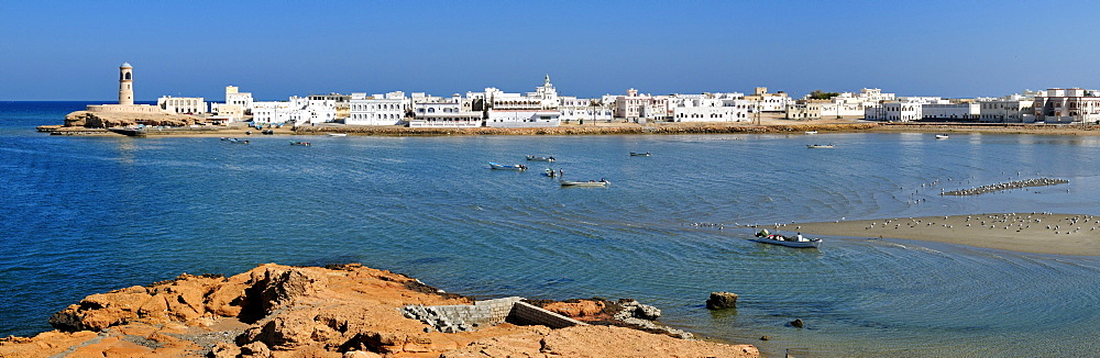 Ayjah harbour in Sur, Al Sharqiya Region, Sultanate of Oman, Arabia, Middle East