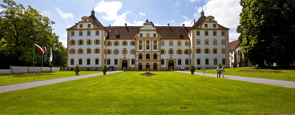 The Reichsabtei Salem abbey, monastery of the Cistercian order, southwest German Rococo, seat of the Internat Schloss Salem residential school, Linzgau, Baden-Wuerttemberg, Germany, Europe