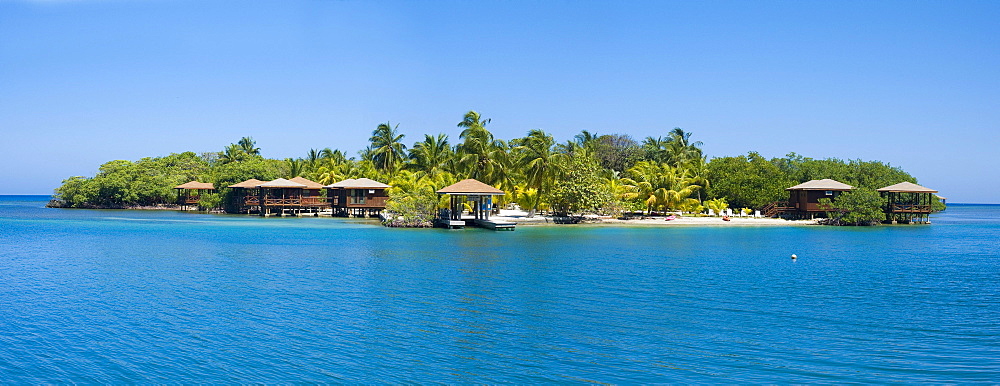 View of Hotel Anthony's Key Resort, Roatan, Honduras, Central America