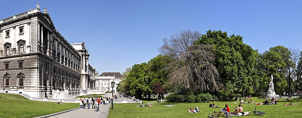 Ethnological Museum and Burggarten (Castle Garden), Vienna, Austria, Europe