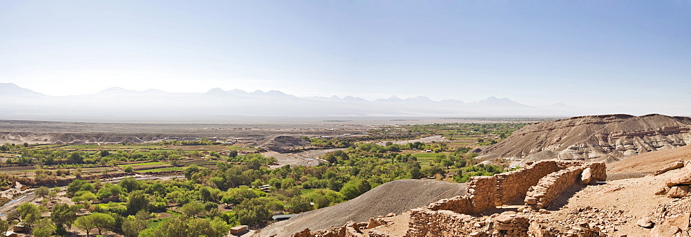 Pukara de Quitor, originally an Atacamenos fortress later taken over by the Incas, San Pedro de Atacama, Region de Antofagasta, Chile, South America