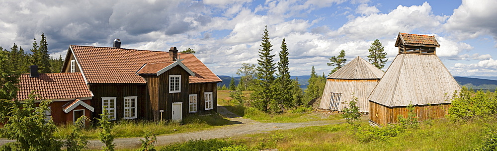 Abandoned settlement at a silver mine, Norway, Scandinavia, Europe