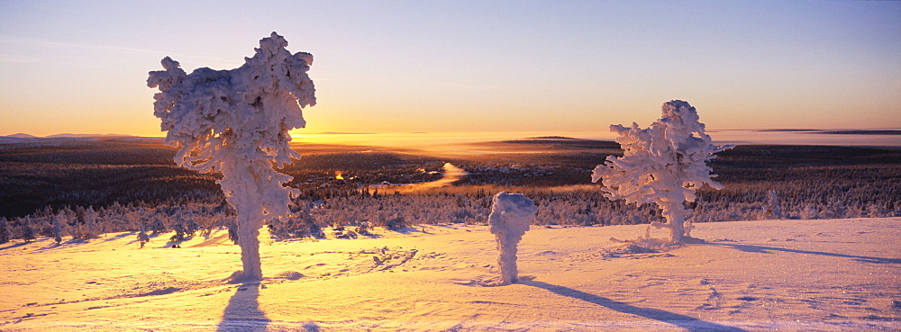 Winter landscape, Lappland