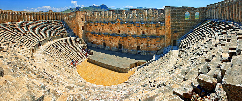 Roman Ampitheatre of Aspendos, near Serik, Antalya Province, Turkey, Asia