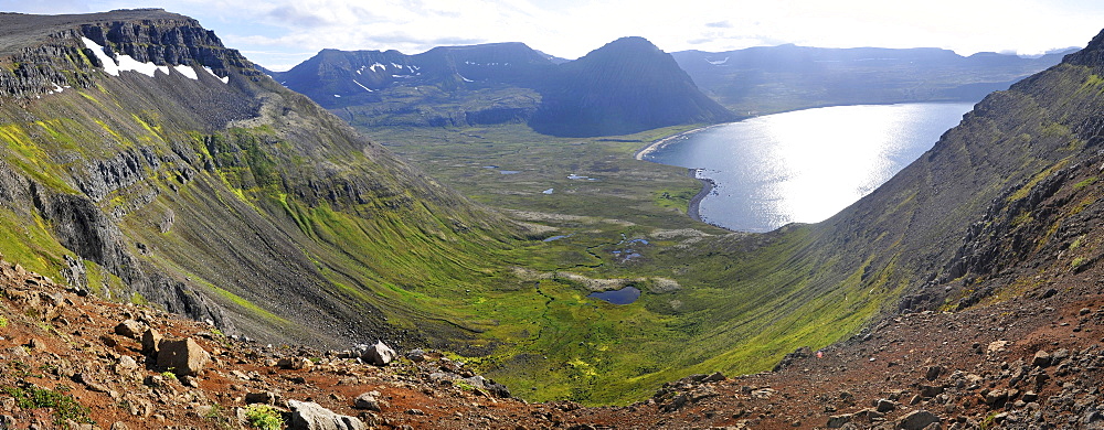 HÃŠlavik or Haelavik bay, Hornstrandir, Westfjords, Iceland, Europe