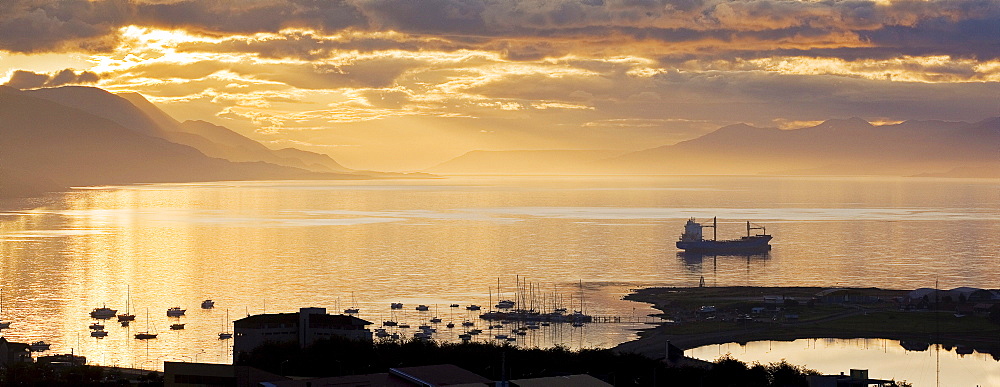 Port of Ushuaia, Tierra del Fuego, Argentina, South America