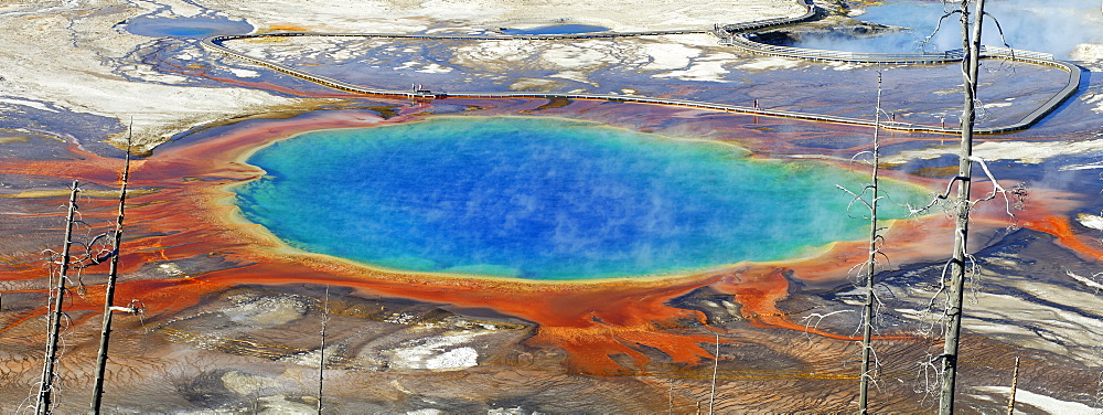 Grand Prismatic Spring, Yellowstone National Park, Wyoming, United States of America