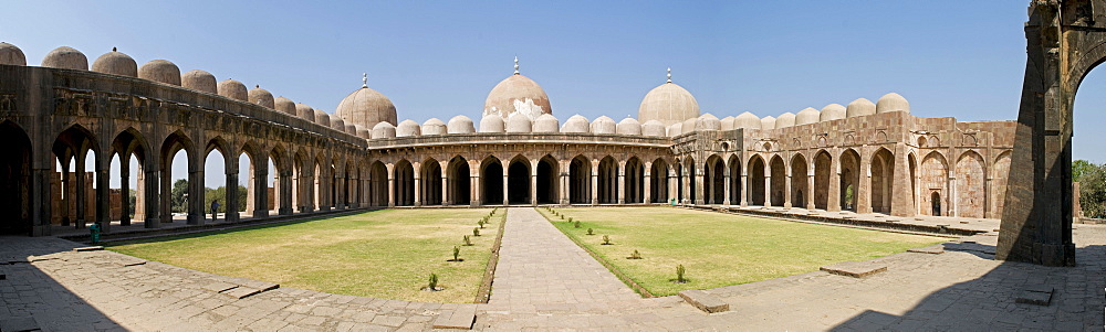 Prayer hall, mosque, Jama Masjid, Mandu, Madhya Pradesh, North India, India, Asia