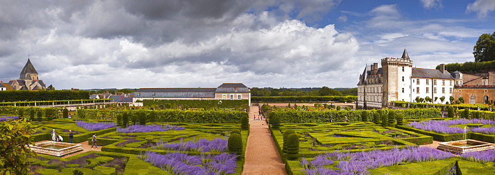 The Chateau de Villandry, UNESCO World Heritage Site, Loire Valley, Indre-et-Loire, Centre, France, Europe