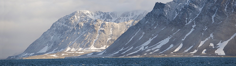 Smeerenburgfjorden Glacier, North Svalbard, Norway