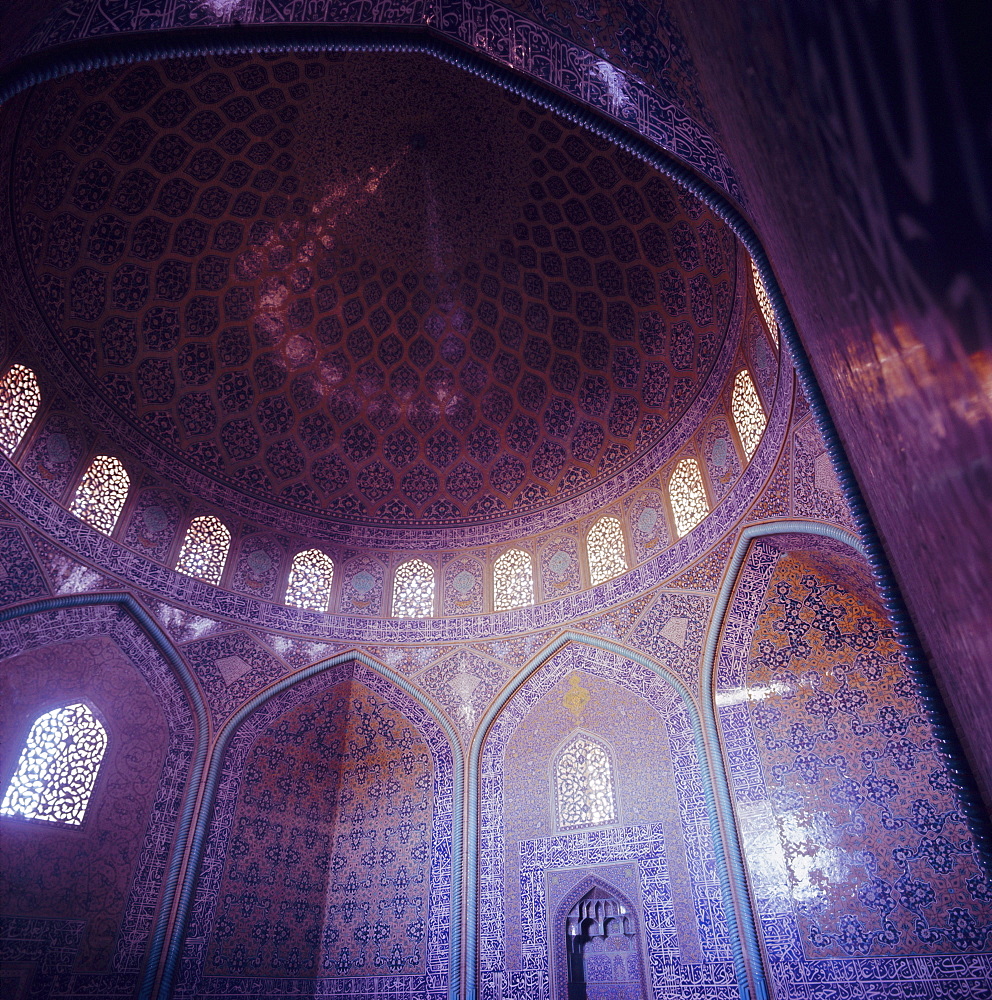 Sheikh Lutfullah (Sheikh Lotfollah) Mosque, Isfahan (Esfahan), Iran, Middle East