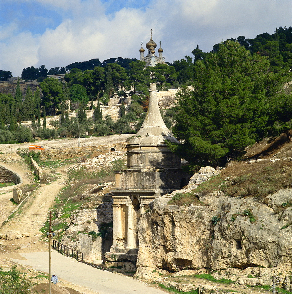 Temple, Mount of Olives, Jerusalem, Israel, Middle East