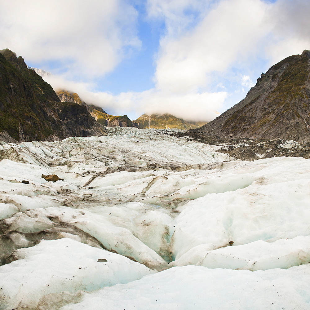 Fox Glacier, Westland National Park, UNESCO World Heritage Site, South Island, New Zealand, Pacific 