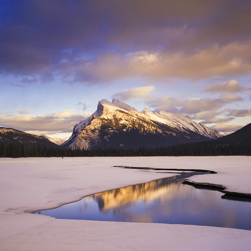 Vermilion Lake and Mount Rundle, Banff National Park, Alberta