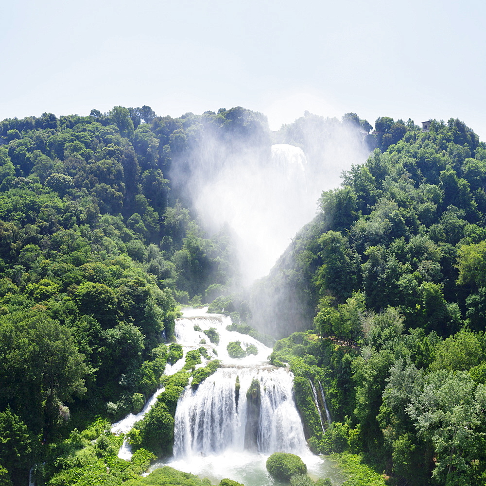 Marmore Wasterfall, Cascata della Marmore, Valneria Valley, Terni District, Umbria, Italy, Europe