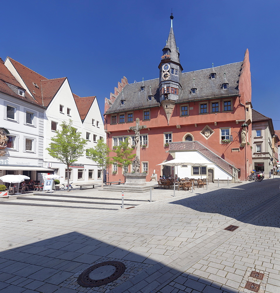 Town Hall, Ochsenfurt, Mainfranken, Lower Franconia, Bavaria, Germany, Europe