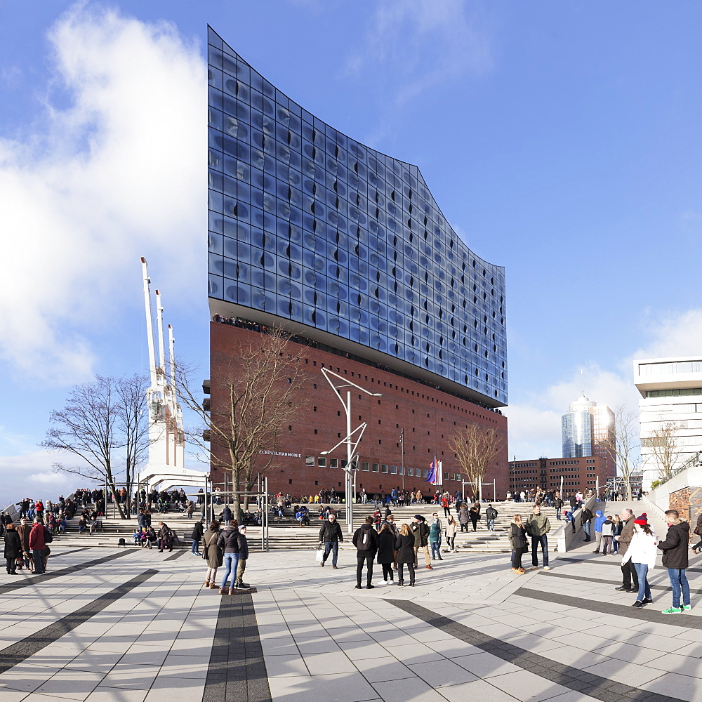 Elbphilharmonie, HafenCity, Hamburg, Hanseatic City, Germany, Europe