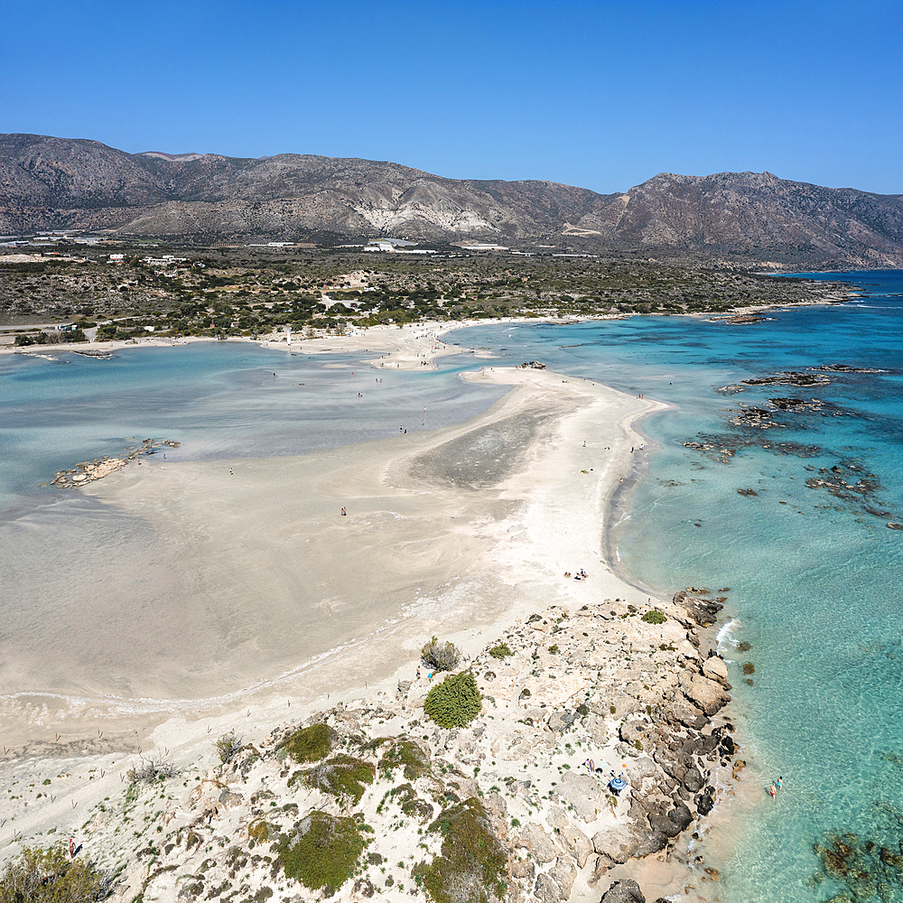 Elafonisi Beach, west coast, Crete, Greek Islands, Greece, Europe