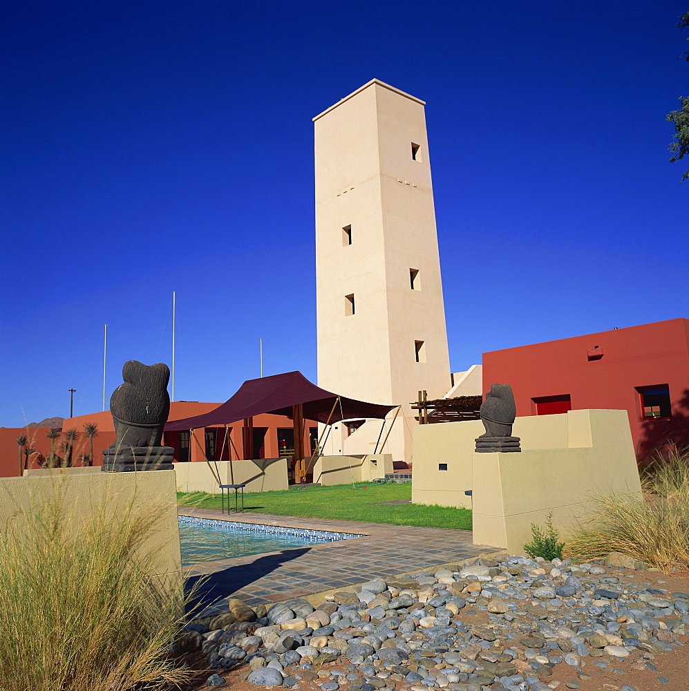 Sossusvlei Lodge, gateway to the dunes, Namib-Naukluft Park, Namibia, Africa