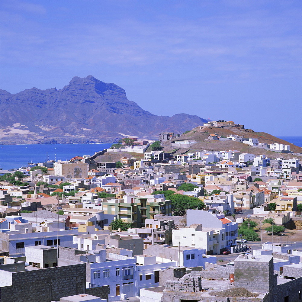 The main port of Mindelo on the island of Sao Vicente, Cape Verde Islands