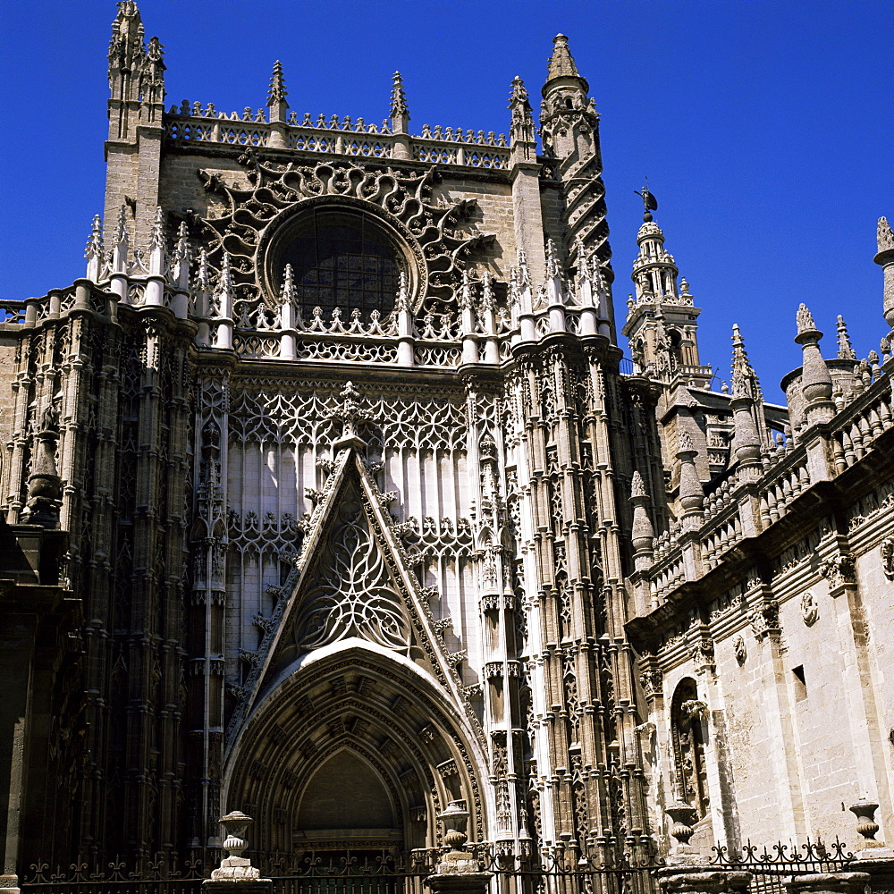 Seville cathedral, Seville, Andalucia, Spain, Europe