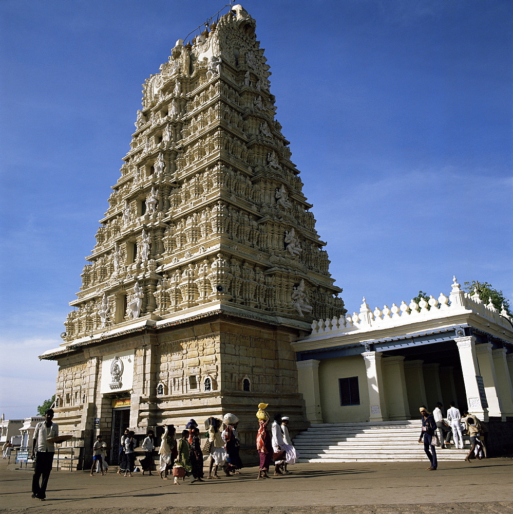 Chamundi Hill Temple, Mysore, Mysore state, India, Asia