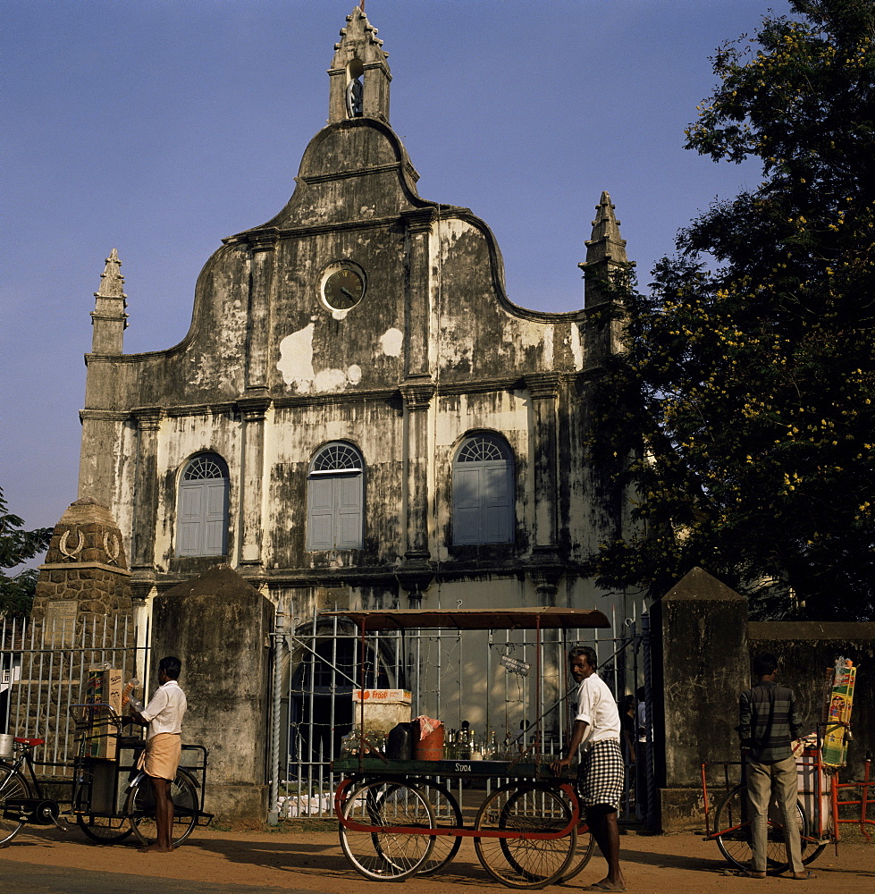 St. Francis' church, the first burial place of Vasco da Gama, Cochin, Kerala state, India, Asia