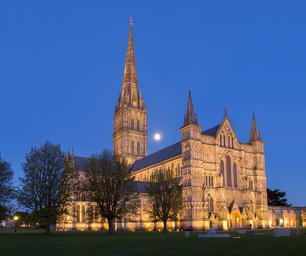 Salisbury Cathedral, Salisbury, Wiltshire, England, United Kingdom, Europe