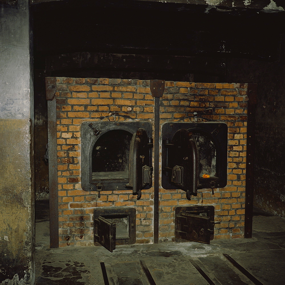 Crematorium ovens, Auschwitz Concentration Camp, UNESCO World Heritage Site, Oswiecim, Poland, Europe