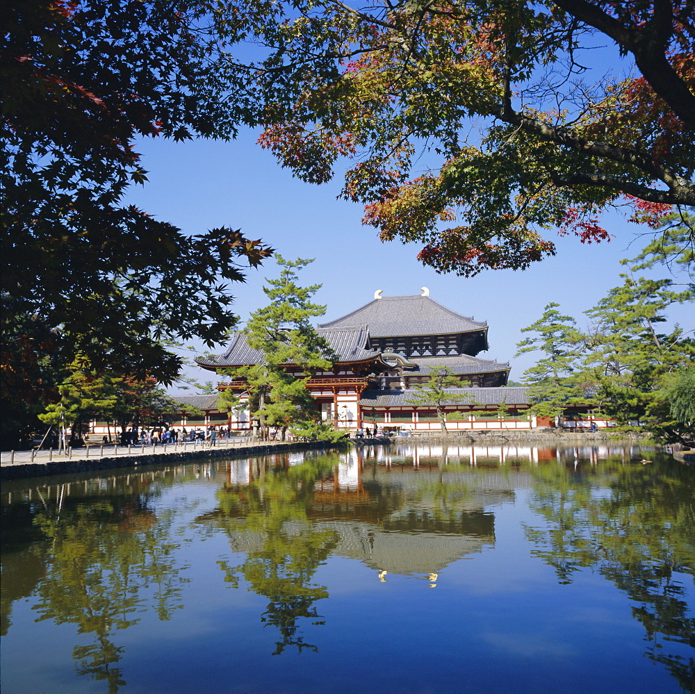 Todaiji Temple, Daibutsuden Hall of the Great Buddha, Nara, Kansai, japan