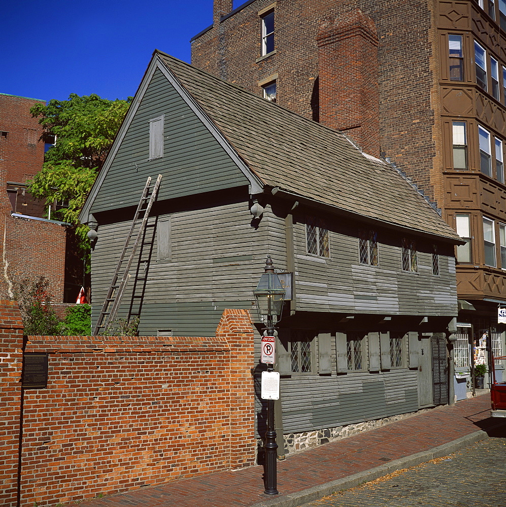 Paul Revere's house, Boston, Massachusetts, New England, United States of America, North America