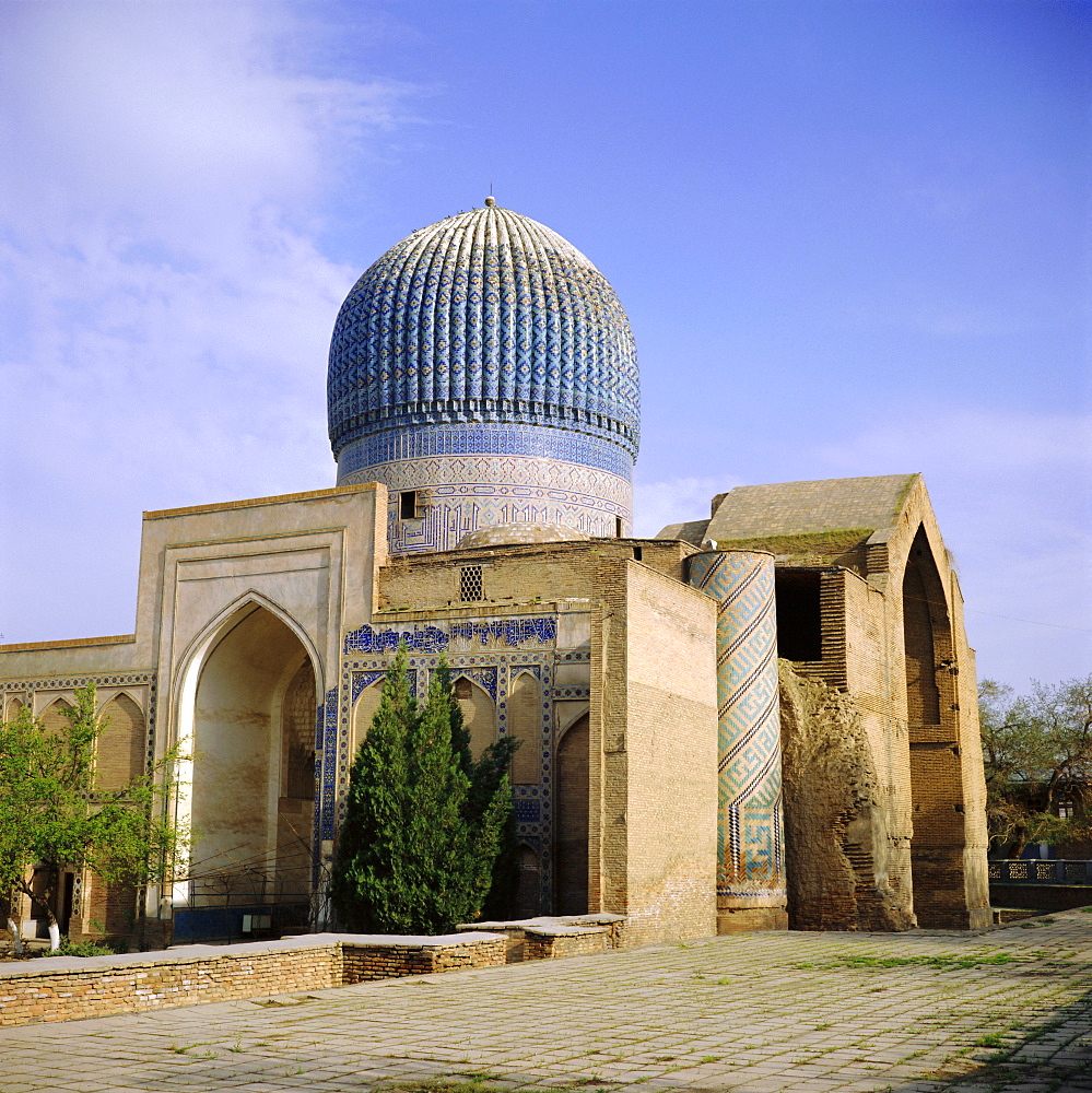 Gur Emir Mausoleum, burial place of Tamerlane, Samarkand, Uzbekistan, Eurasia