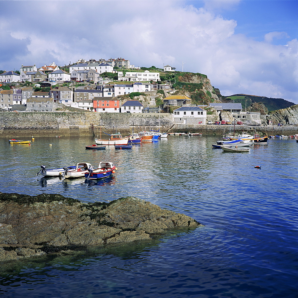 Outer harbour, Mevagissey, Cornwall, England, United Kingdom, Europe