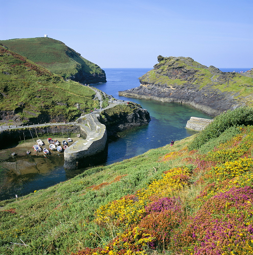 Boscastle Harbour, Boscastle, Cornwall, England, United Kingdom, Europe