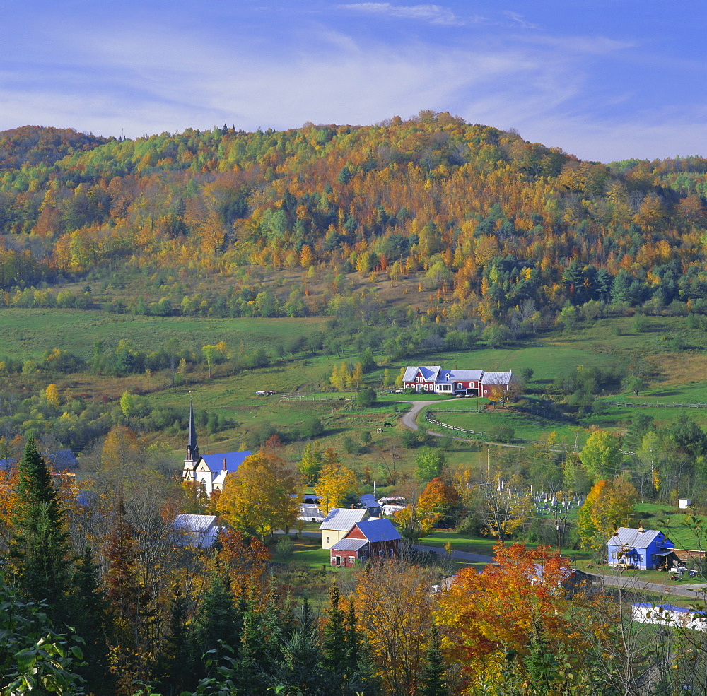 East Orange Village, Vermont, New England, USA, North America