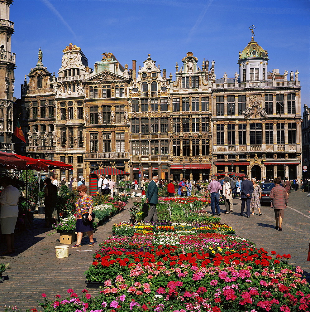 Grand Place, UNESCO World Heritage Site, Brussels, Belgium, Europe