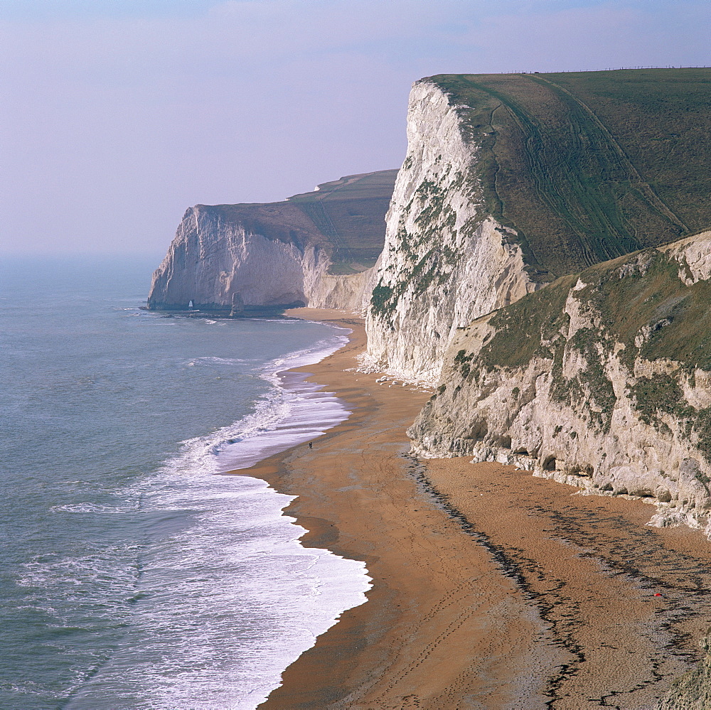 Coast at Bats Head and Swyre Head, near Durdle Door, Dorset, England, United Kingdom, Europe