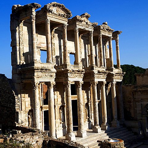 The Library of Celsus, Ephesus, Kusadasi,Turkey, Europe