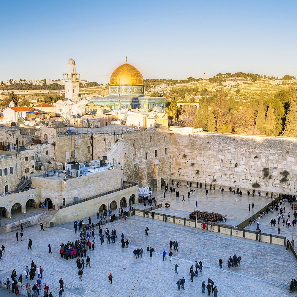 Jewish Quarter of the Western Wall Plaza, Old City, UNESCO World Heritage Site, Jerusalem, Israel, Middle East