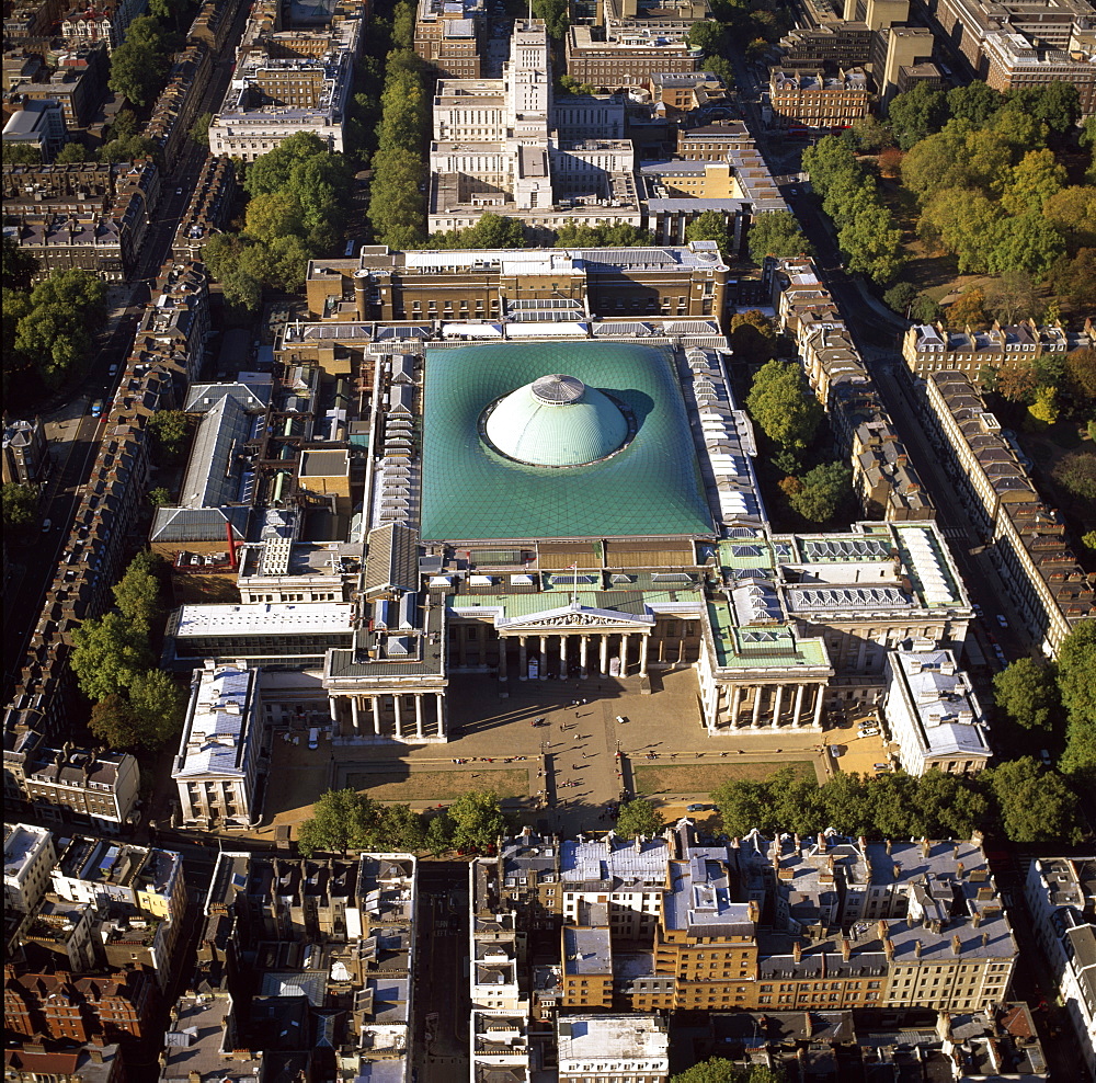 Aerial image of the Science Museum, Albertopolis, Exhibition Road, South Kensington, London, England, United Kingdom, Europe