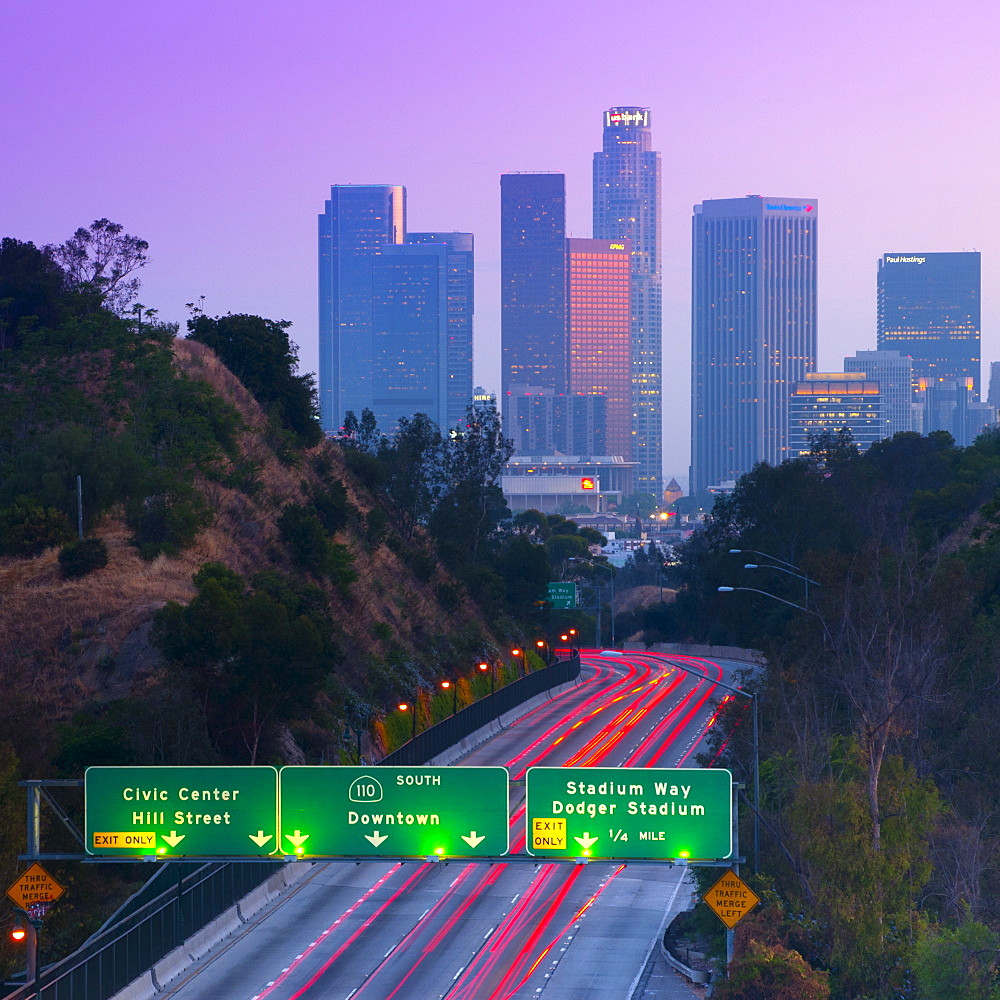 Route 110, Los Angeles, California, United States of America, North America