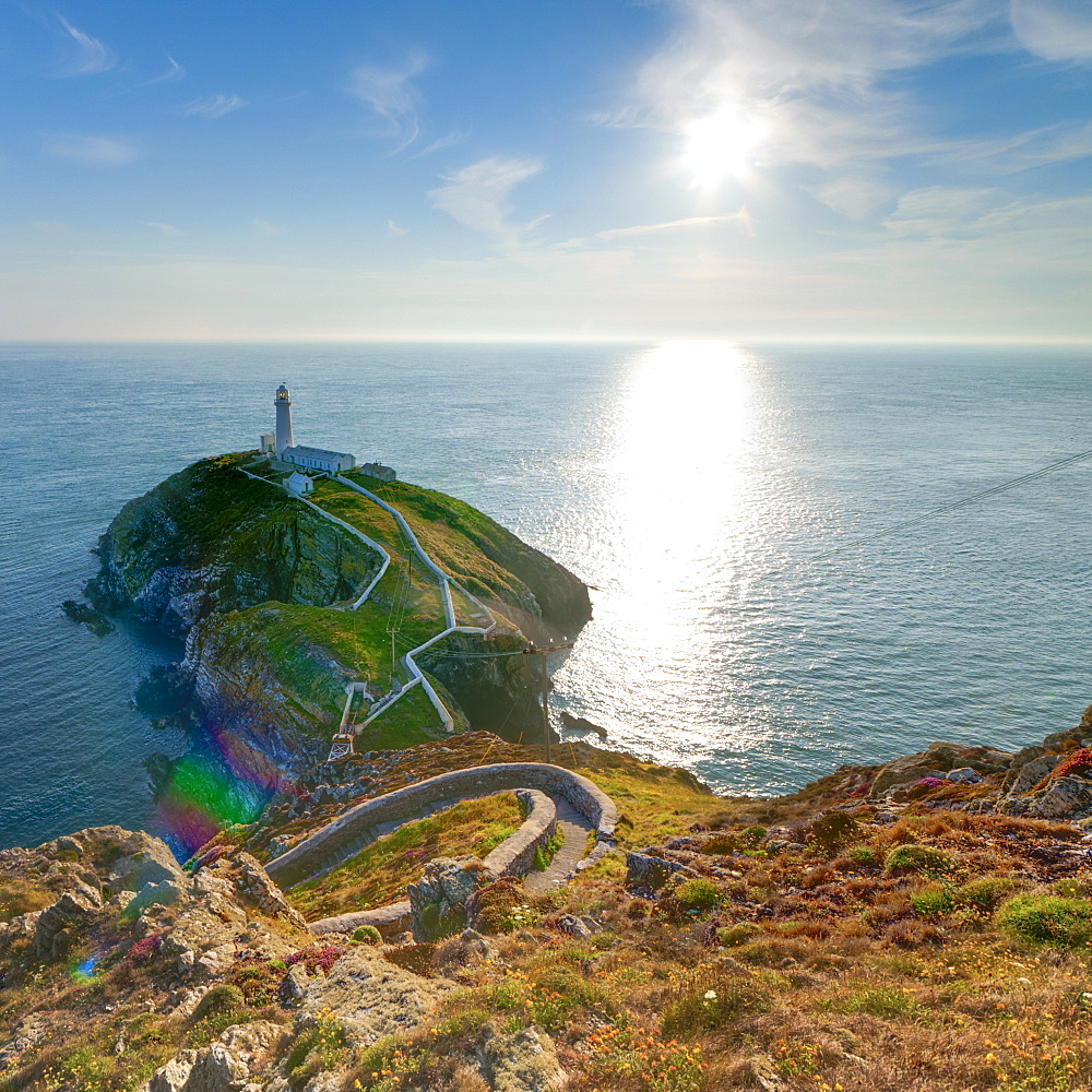 South Stack Lighthouse, Holy Island, Anglesey, Gwynedd, Wales, United Kingdom, Europe